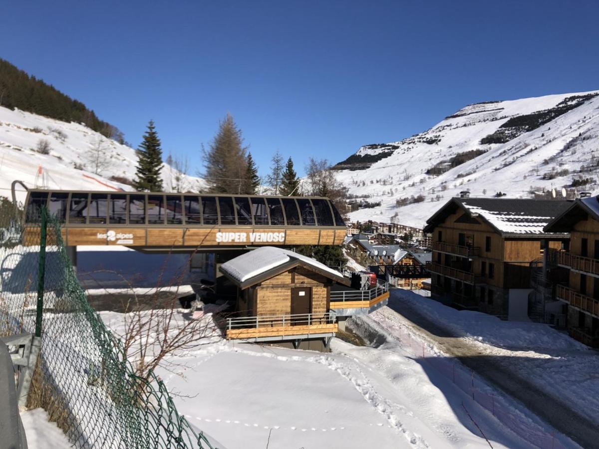 Appartement vue imprenable avec emplacement idéal Les Deux Alpes Exterior foto