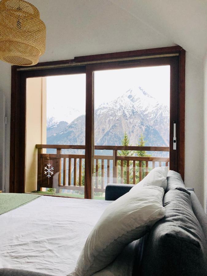 Appartement vue imprenable avec emplacement idéal Les Deux Alpes Exterior foto