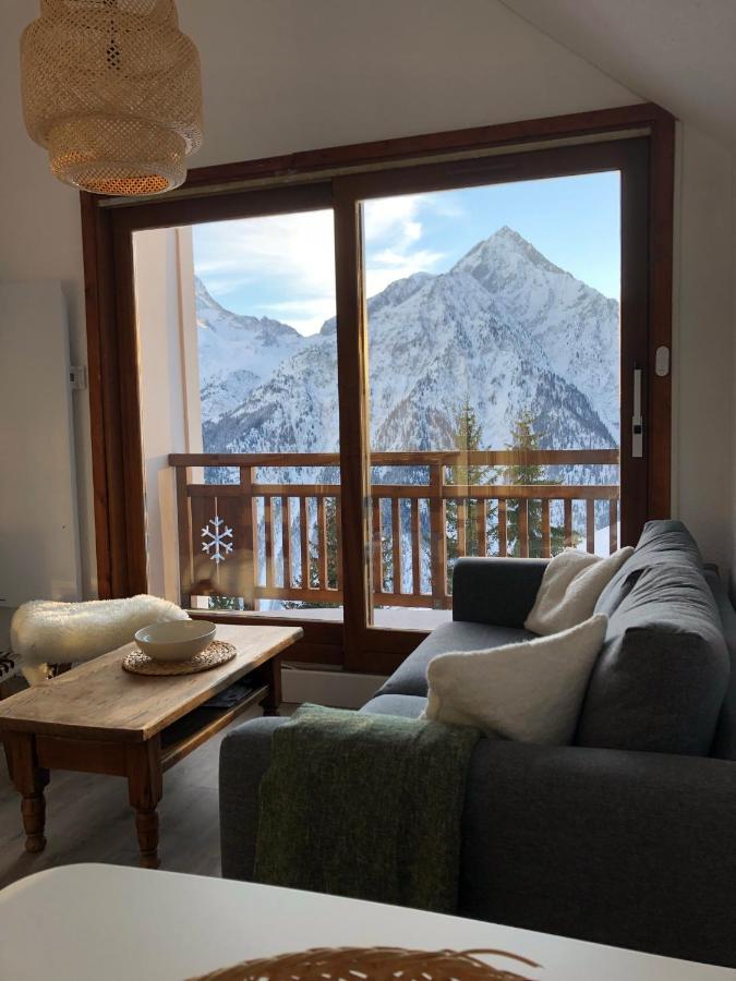 Appartement vue imprenable avec emplacement idéal Les Deux Alpes Exterior foto