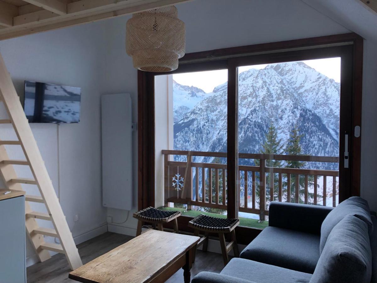 Appartement vue imprenable avec emplacement idéal Les Deux Alpes Exterior foto