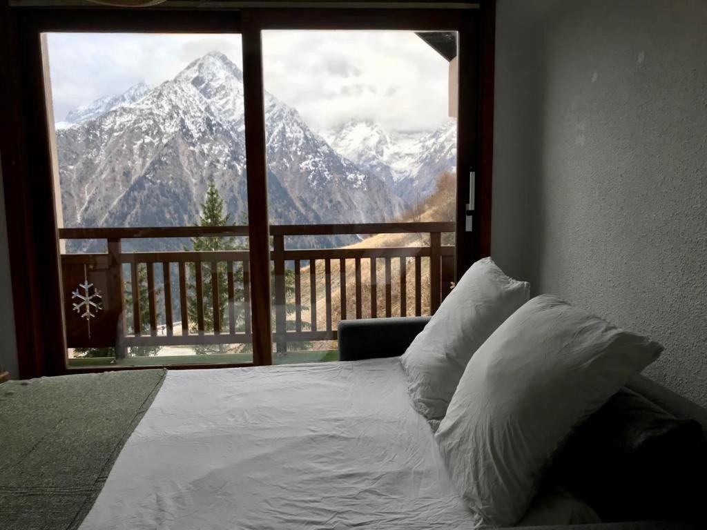 Appartement vue imprenable avec emplacement idéal Les Deux Alpes Exterior foto
