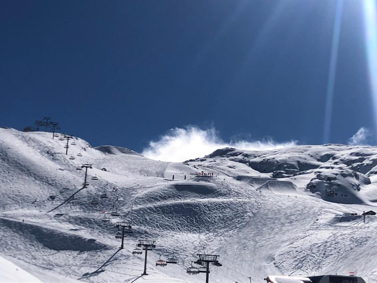 Appartement vue imprenable avec emplacement idéal Les Deux Alpes Exterior foto