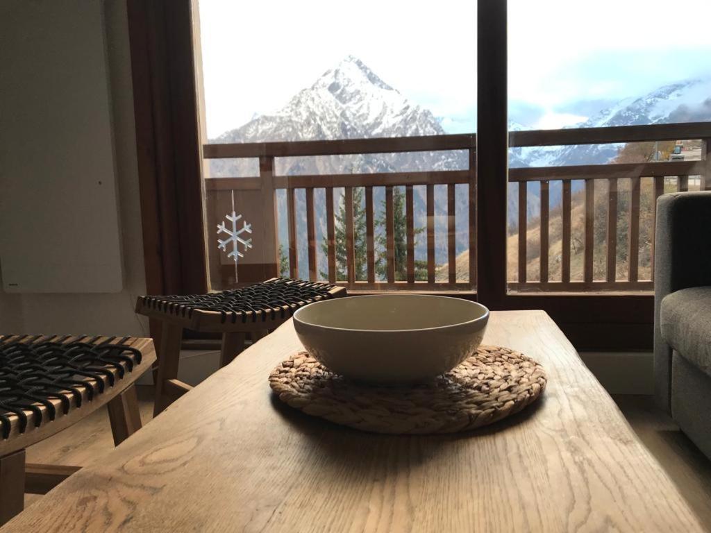 Appartement vue imprenable avec emplacement idéal Les Deux Alpes Exterior foto