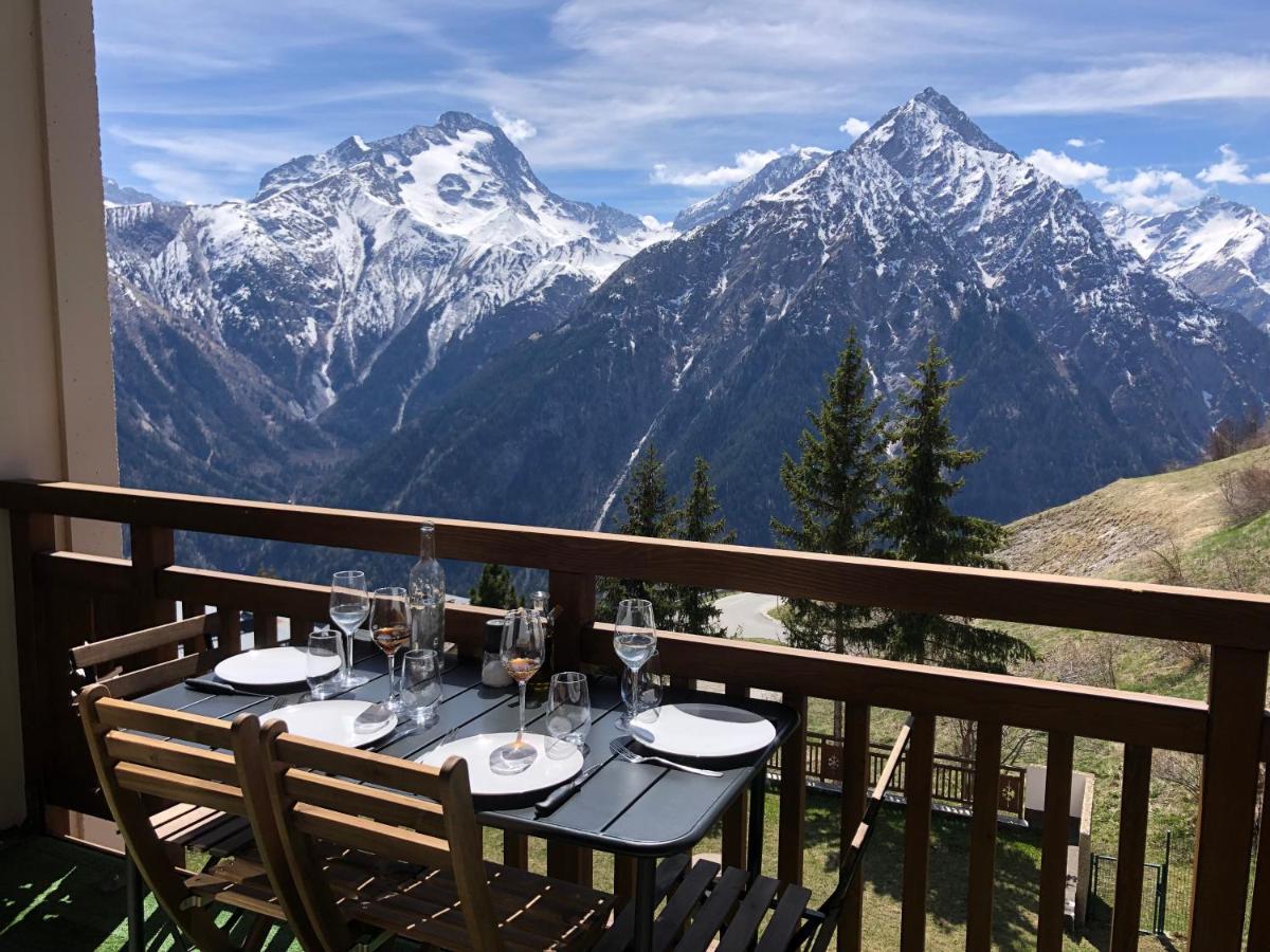 Appartement vue imprenable avec emplacement idéal Les Deux Alpes Exterior foto